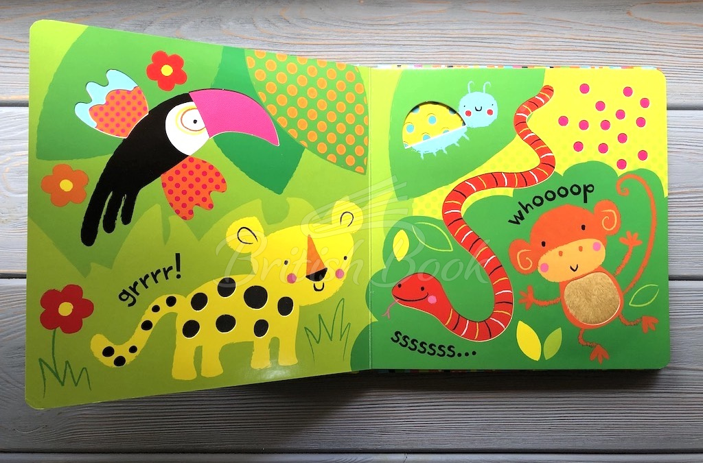 Книга Baby's Very First Touchy-Feely Animals Playbook зображення 4