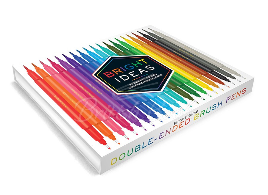 Набір Bright Ideas: 20 Double-Ended Colored Brush Pens зображення 1