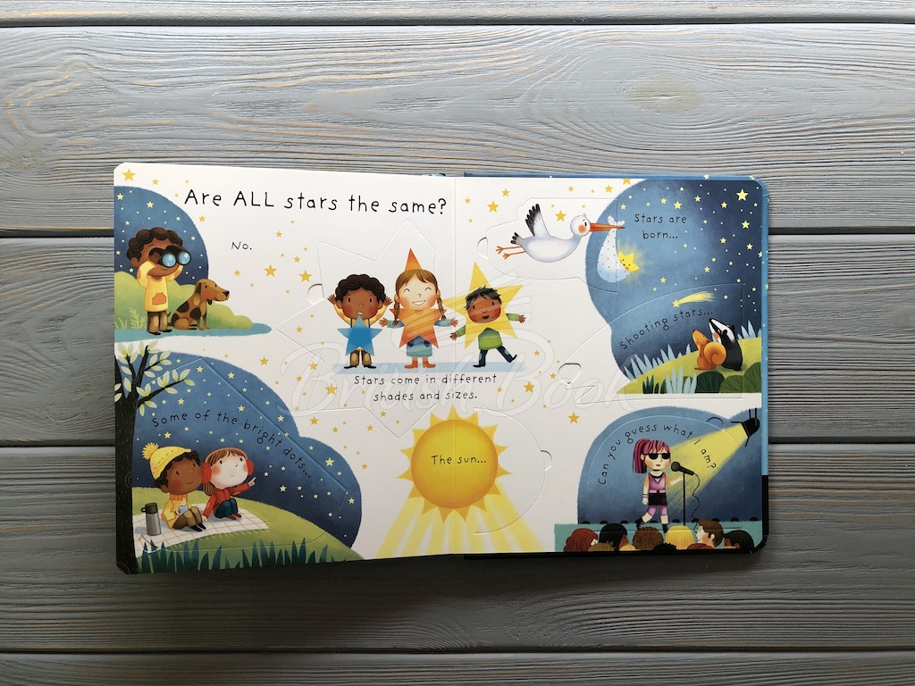 Книга Lift-the-Flap Very First Questions and Answers: What are Stars? зображення 7