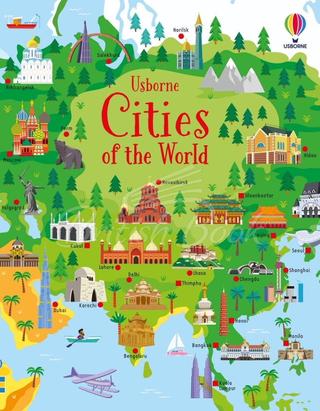 Пазл Usborne Book and Jigsaw: Cities of the World зображення 3