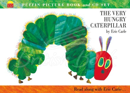 Книжка з диском The Very Hungry Caterpillar Picture Book and CD Set зображення