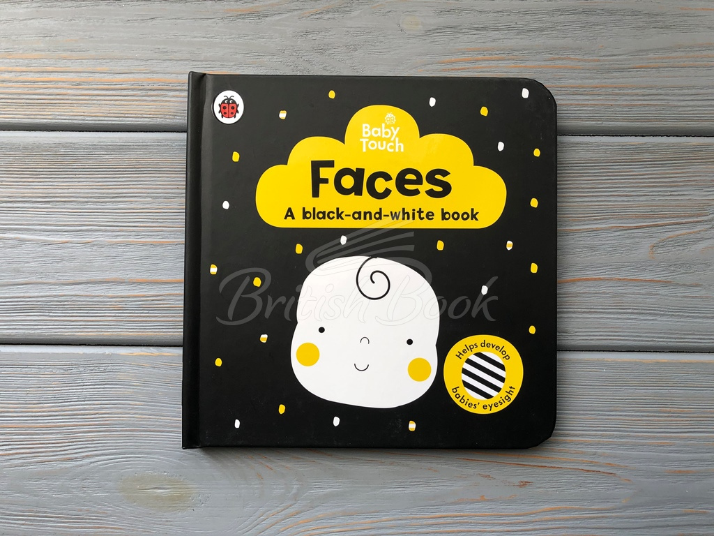 Книга Baby Touch: Faces (A Black-and-White Book) изображение 1