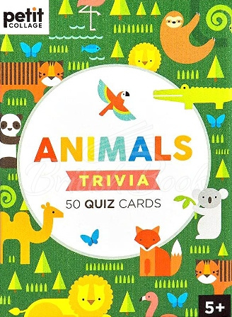 Карткова гра Animals Trivia Quiz Cards зображення