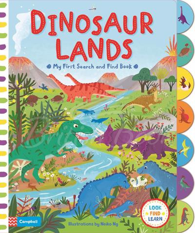 Книга My First Search and Find Book: Dinosaur Lands зображення