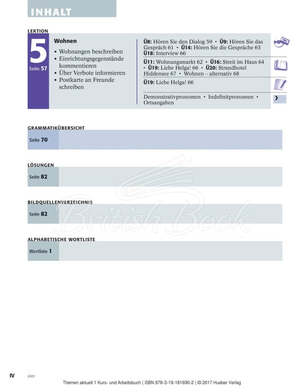 Підручник і робочий зошит Themen aktuell 1 Kursbuch + Arbeitsbuch mit integrierter Audio-CD und CD-ROM, Lektion 1–5 зображення 1