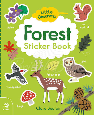 Книга Little Observers: Forest Sticker Book зображення
