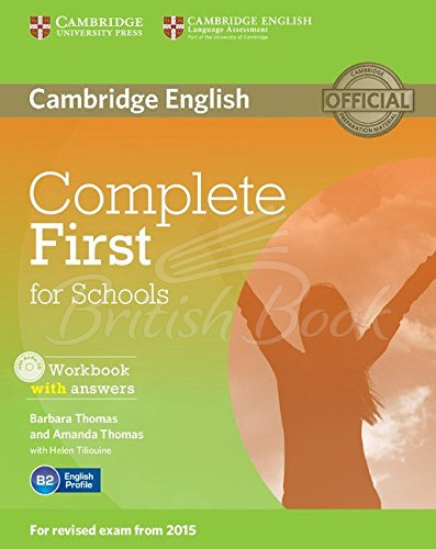 Робочий зошит Complete First for Schools Workbook with answers and Audio CD зображення