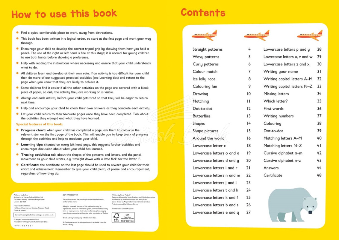 Книга Collins Easy Learning Preschool: Writing Bumper Book (Ages 3-5) изображение 2