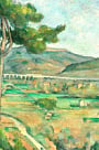 Mont Sainte-Victoire by Paul Cezanne, Mini Notebook