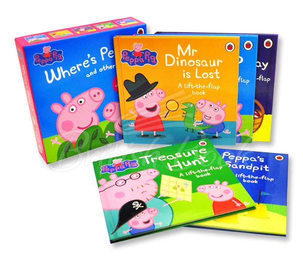 Набір книжок Peppa Pig: Where's Peppa? and Other Stories (Lift-the-Flap Collection) зображення 1