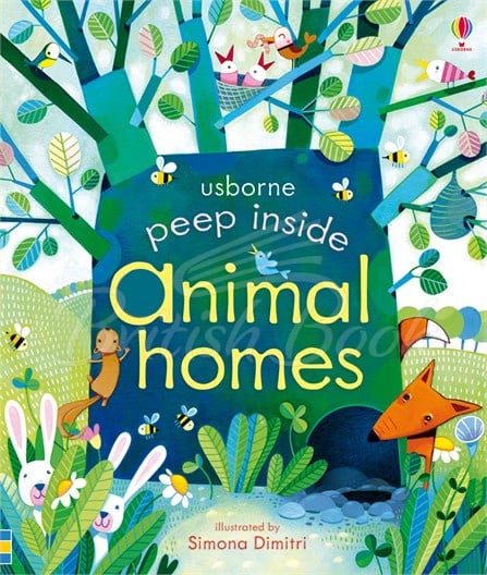 Книга Peep inside Animal Homes зображення