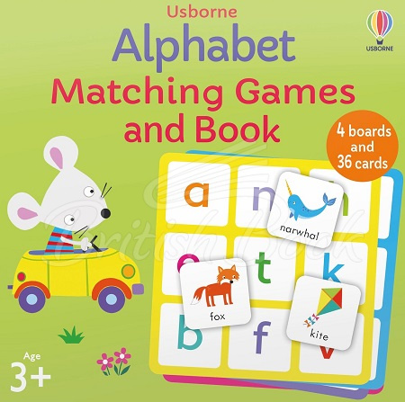 Настільна гра Alphabet Matching Games and Book зображення