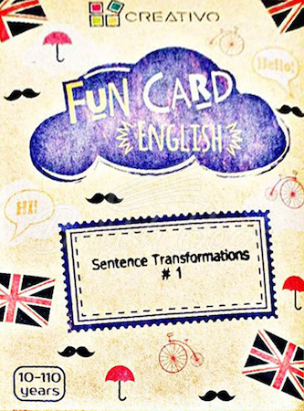 Картки Fun Card English: Sentence Transformations #1 зображення