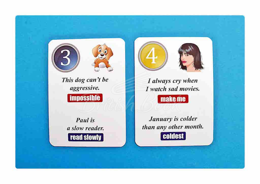 Картки Fun Card English: Sentence Transformations #1 зображення 6