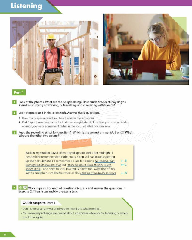 Набір книжок Compact First Third Edition Self-Study Pack (Student's Book with answers and Cambridge One Digital Pack, Workbook with amswers with Audio) зображення 4