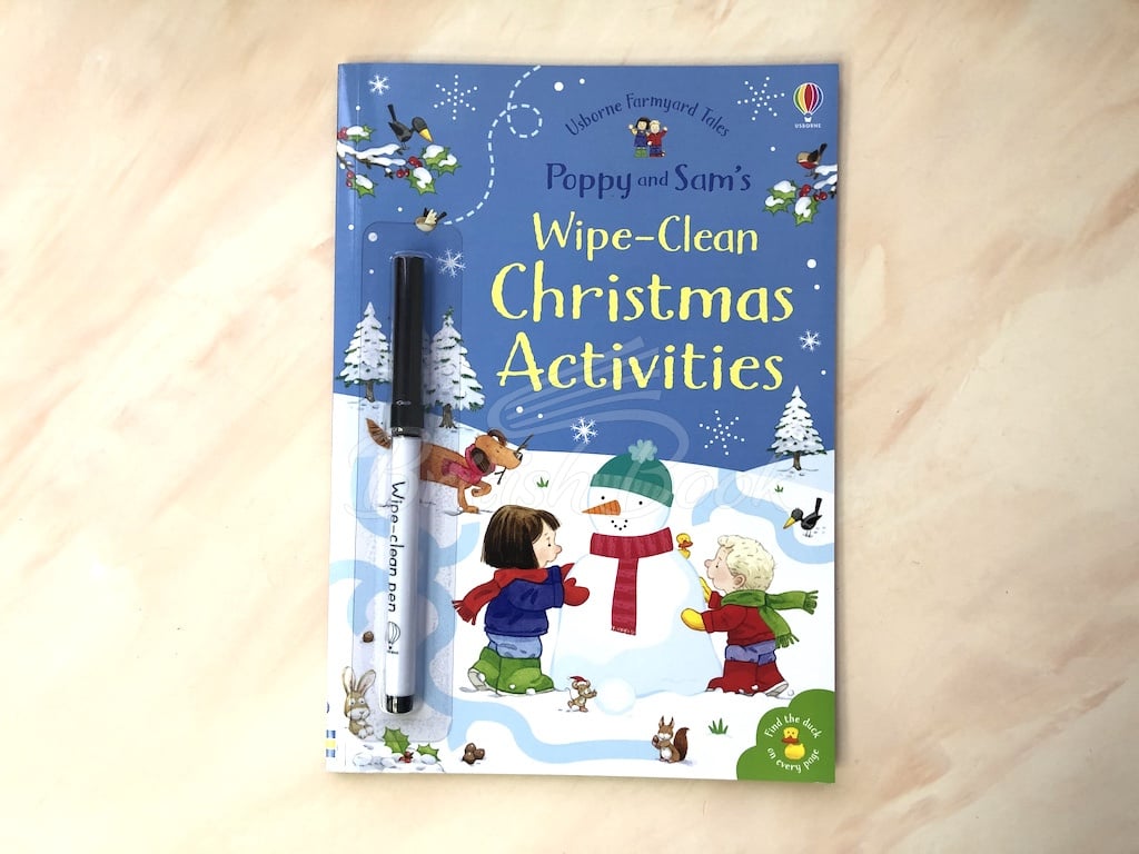 Книга Poppy and Sam's Wipe-Clean Christmas Activities зображення 1