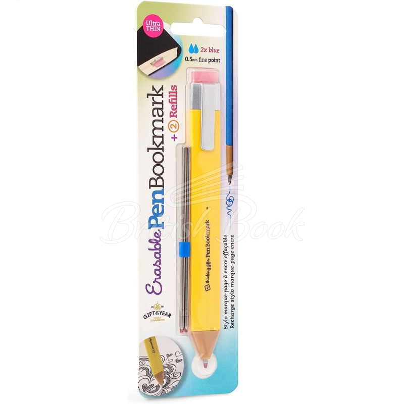 Закладка Pen Bookmark Yellow with Refills зображення 6