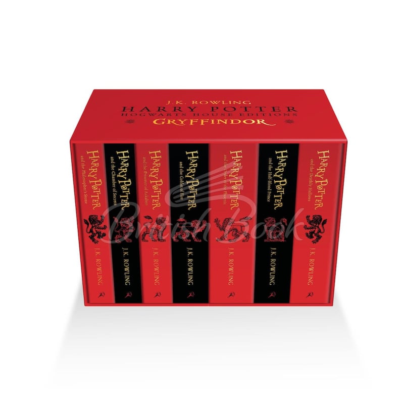 Набір книжок Harry Potter House Editions Gryffindor Paperback Box Set зображення 1