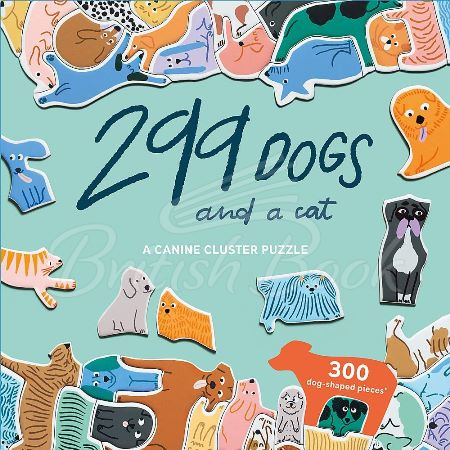 Пазл 299 Dogs (and a cat): A Canine Cluster Puzzle зображення