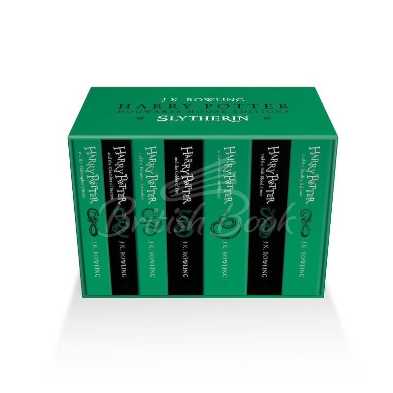 Набір книжок Harry Potter House Editions Slytherin Paperback Box Set зображення 1