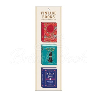 Закладка Vintage Books Magnetic Bookmarks зображення