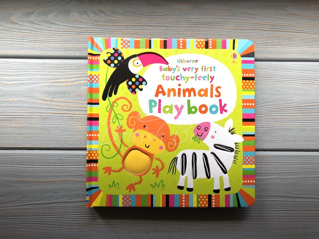 Книга Baby's Very First Touchy-Feely Animals Playbook зображення 1