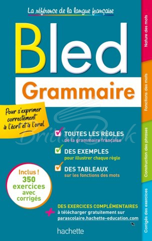 Книга Bled Orthographe et Grammaire — La référence avec 350 exercises et corrigés зображення