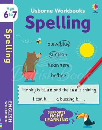 Книга Usborne Workbooks: Spelling (Age 6 to 7) зображення
