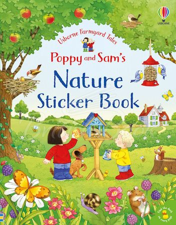 Книга Usborne Farmyard Tales: Poppy and Sam's Nature Sticker Book зображення