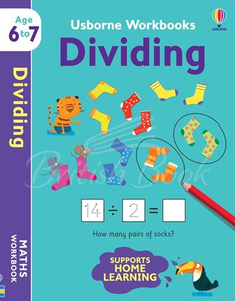 Книга Usborne Workbooks: Dividing (Age 6 to 7) зображення