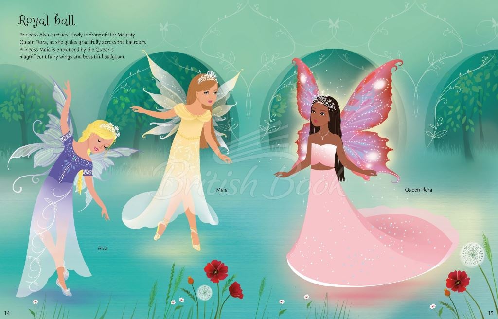 Книга Sticker Dolly Dressing: Fairy Princesses зображення 5