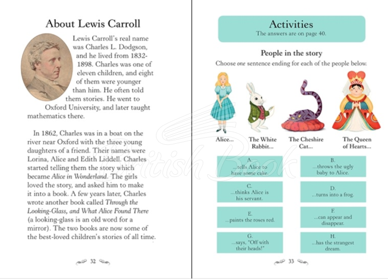 Книга Usborne English Readers Level 2 Alice in Wonderland зображення 3