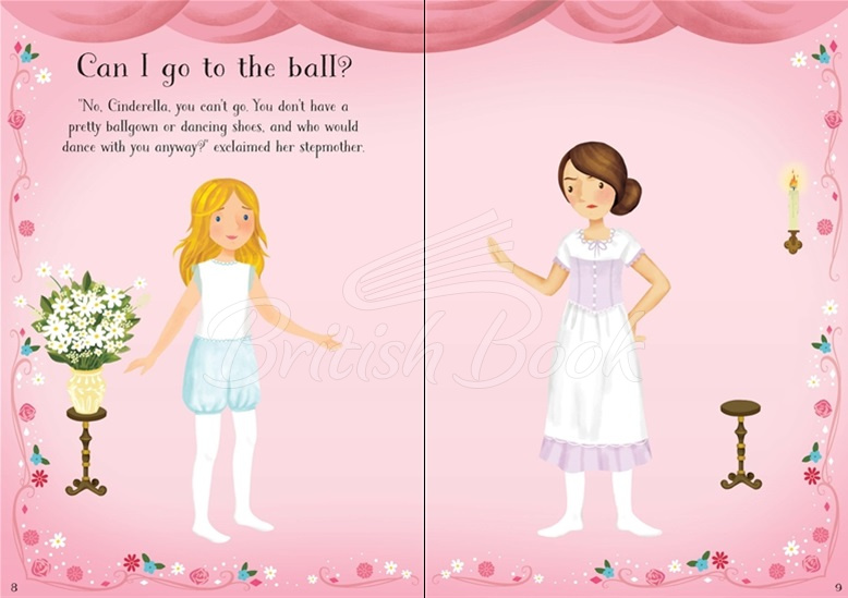 Книга Little Sticker Dolly Dressing: Cinderella зображення 2