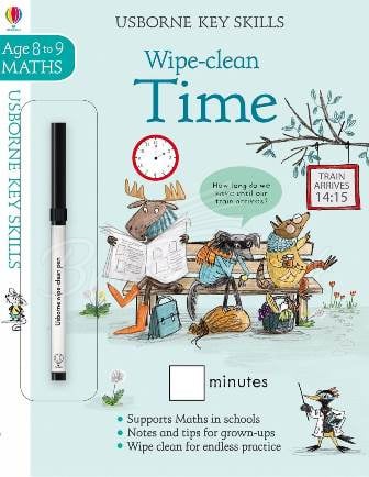 Книга Wipe-Clean Time (Age 7 to 8) зображення