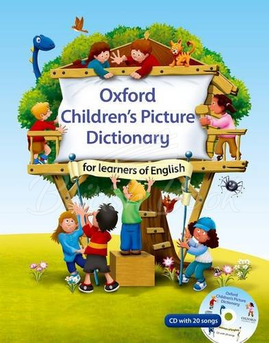 Книжка з диском Oxford Children's Picture Dictionary for Learners of English with CD with 20 songs зображення