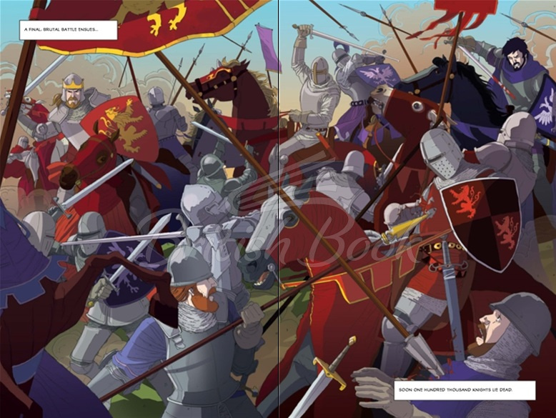 Книга The Adventures of King Arthur Graphic Novel зображення 2