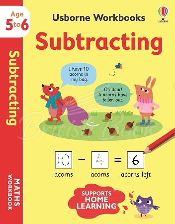 Книга Usborne Workbooks: Subtracting (Age 5 to 6) зображення
