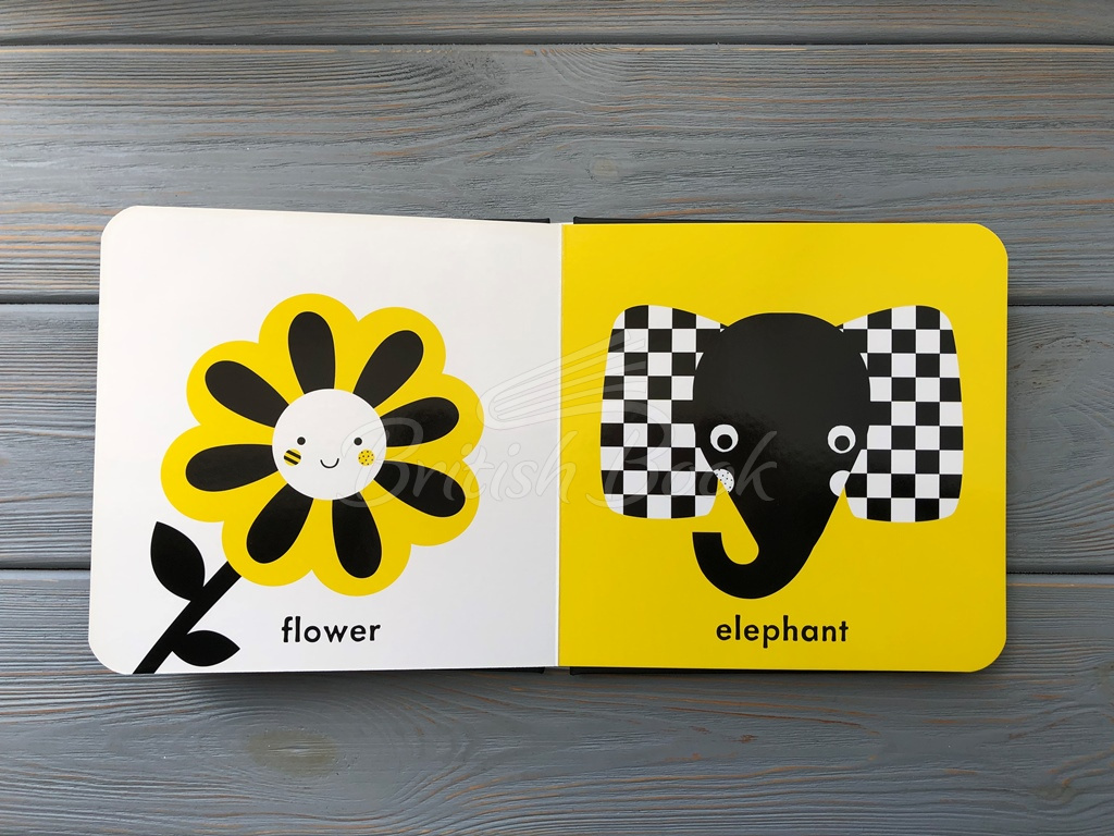 Книга Baby Touch: Faces (A Black-and-White Book) изображение 5