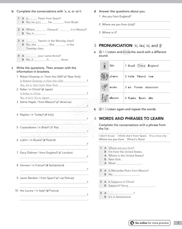 Робочий зошит English File Fourth Edition Beginner Workbook with key зображення 4