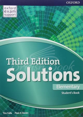 Підручник Solutions Third Edition Elementary Student's Book зображення