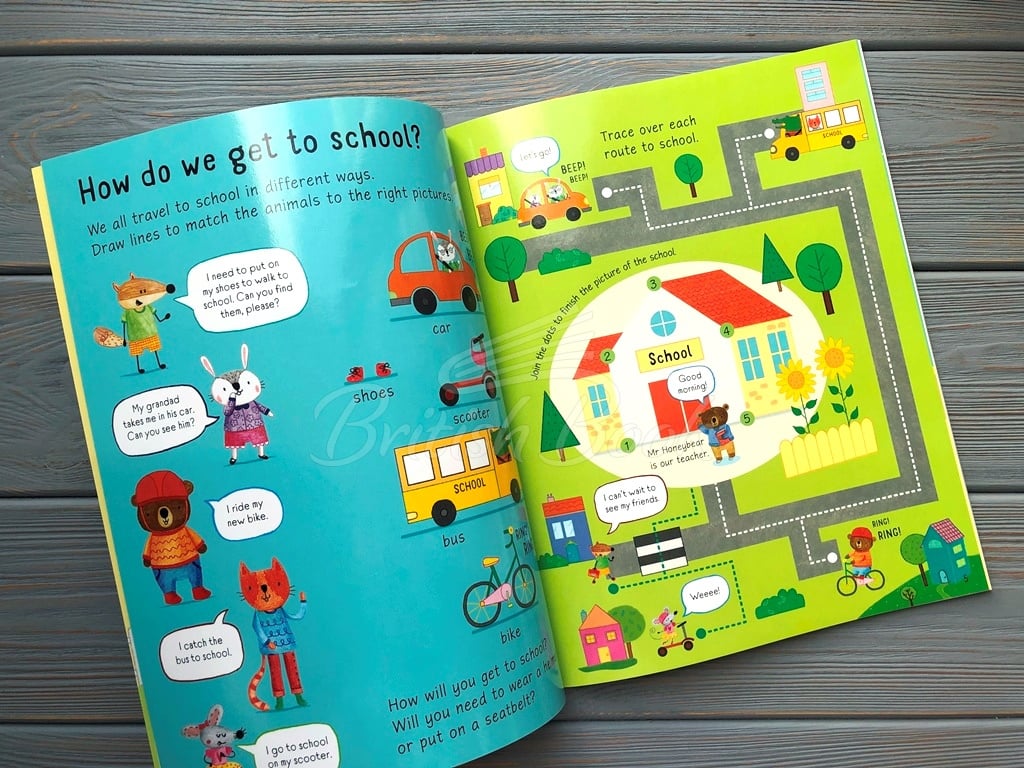 Книга Wipe-Clean All You Need to Know Before You Start School Activity Book зображення 6