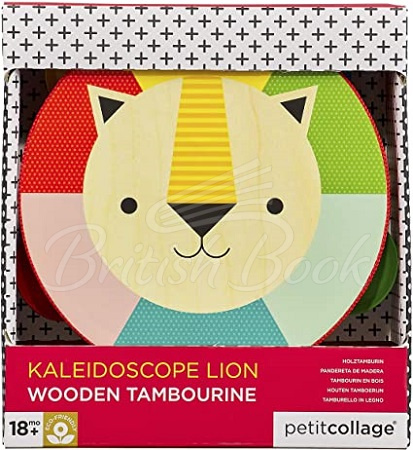 Іграшка Kaleidoscope Lion Wooden Tambourine зображення