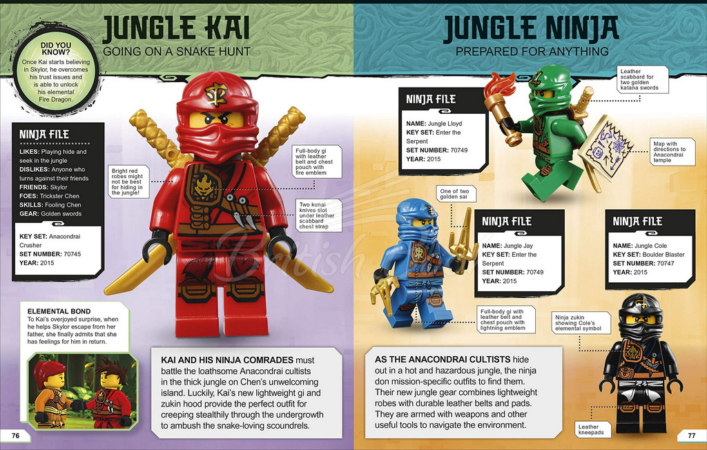 Книга LEGO Ninjago Character Encyclopedia (New Edition) зображення 3