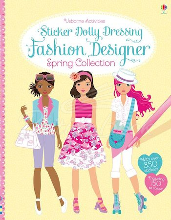 Книга Sticker Dolly Dressing: Fashion Designer Spring Collection зображення