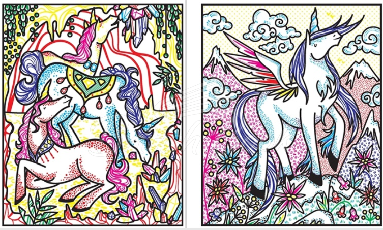 Книга Unicorns Magic Painting Book зображення 2
