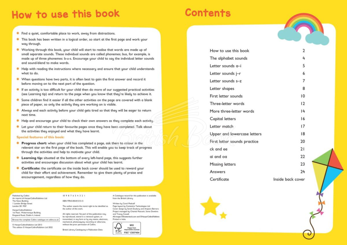 Книга Collins Easy Learning Preschool: abc Workbook (Ages 3-5) зображення 1