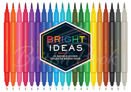 Набір Bright Ideas: 20 Double-Ended Colored Brush Pens зображення