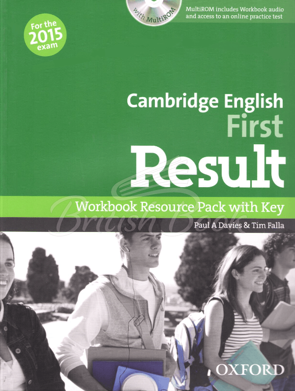Робочий зошит Cambridge English: First Result Workbook Resource Pack with key and MultiROM зображення
