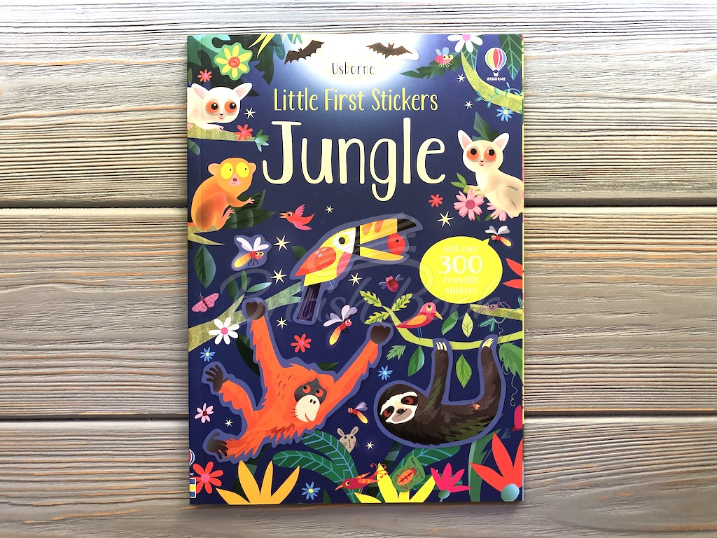 Книга Little First Stickers: Jungle зображення 1