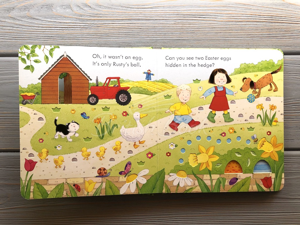 Книга Usborne Farmyard Tales: Poppy and Sam's Easter Egg Hunt зображення 3